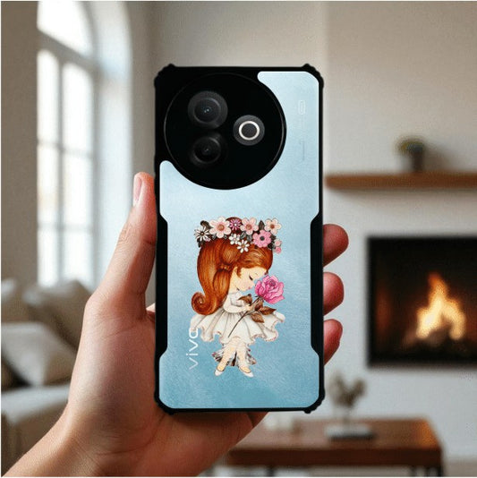 Flower Girl Mobile Cover For VIVO Y39