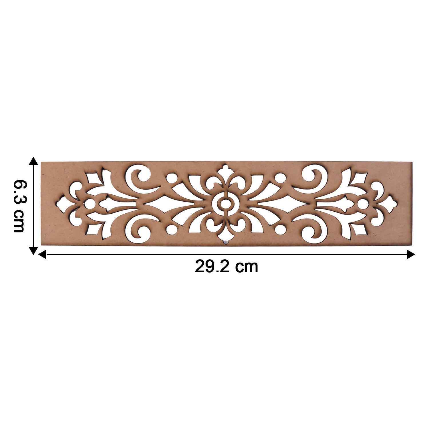 Wooden Rangoli Border Stencil Set of 5 – Reusable MDF Designs