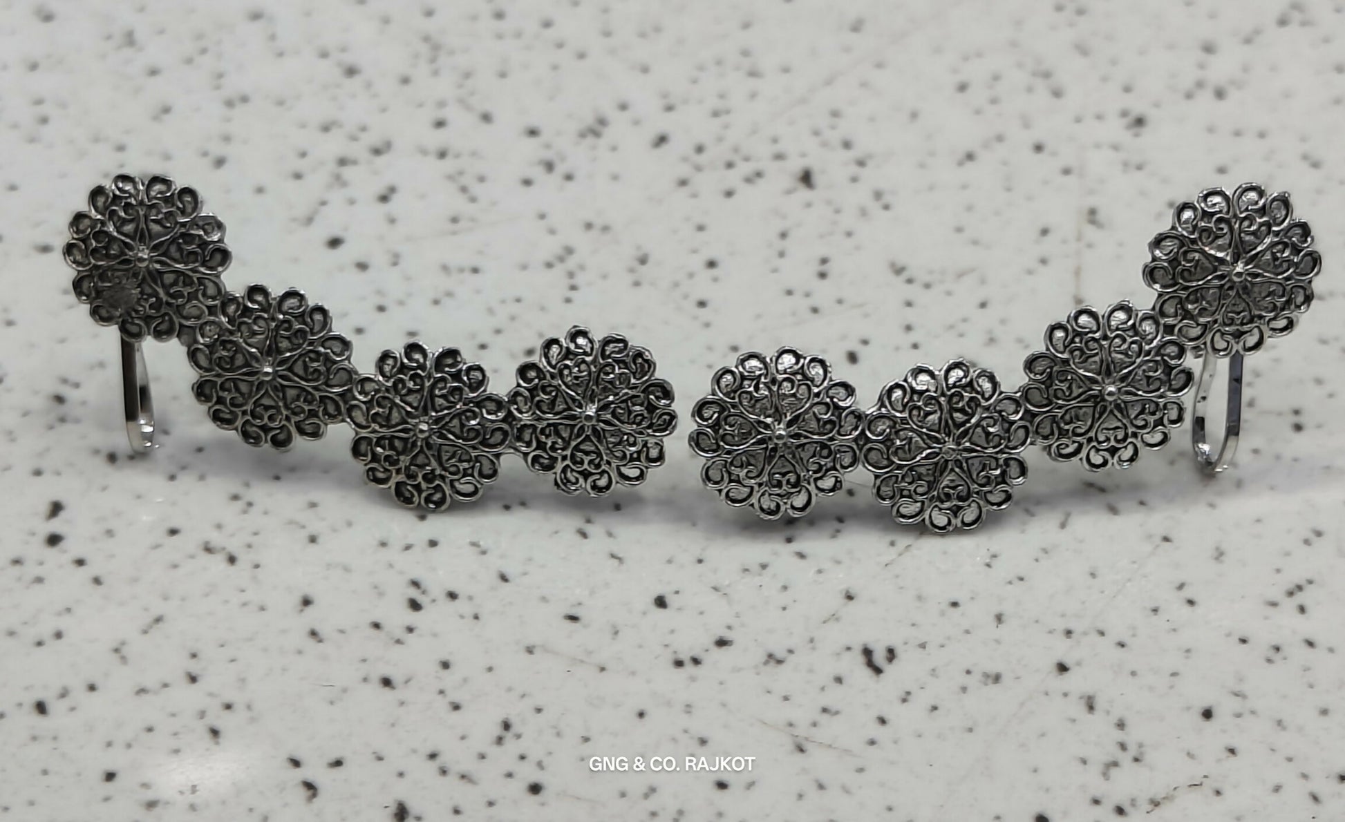 Silver Jhumka Earings