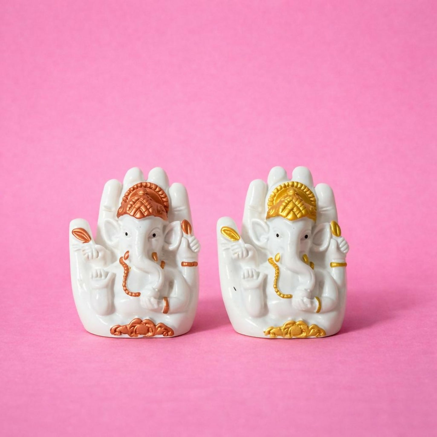 Set of 4 Ganesh Idol for Home Decor Ganpati Showpiece