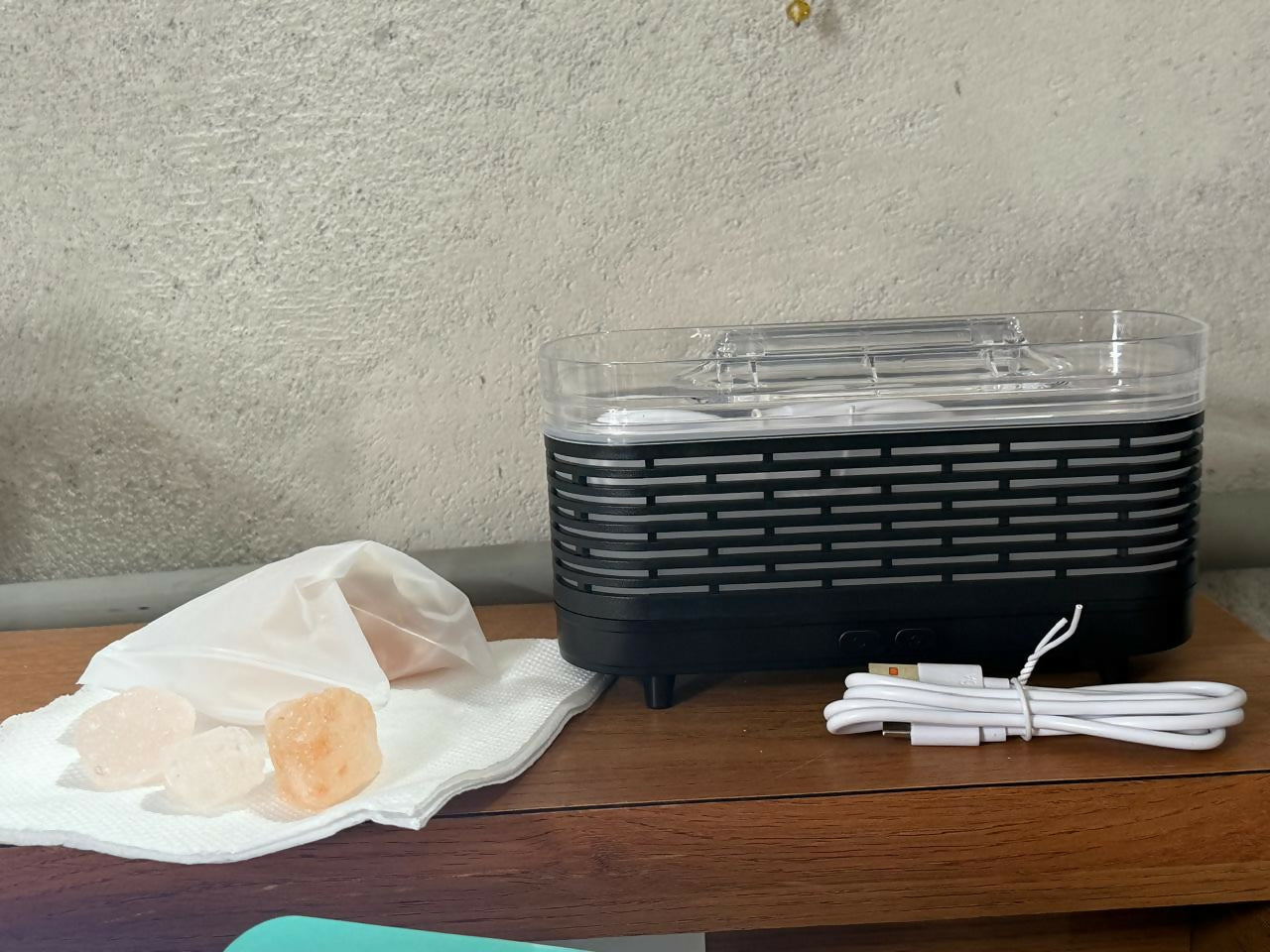 Flame Effect Aroma Diffuser with LED Lights & Humidifier for Home Decor