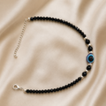 Black Evil Eye Anklet – Stylish Beaded Pair for Women
