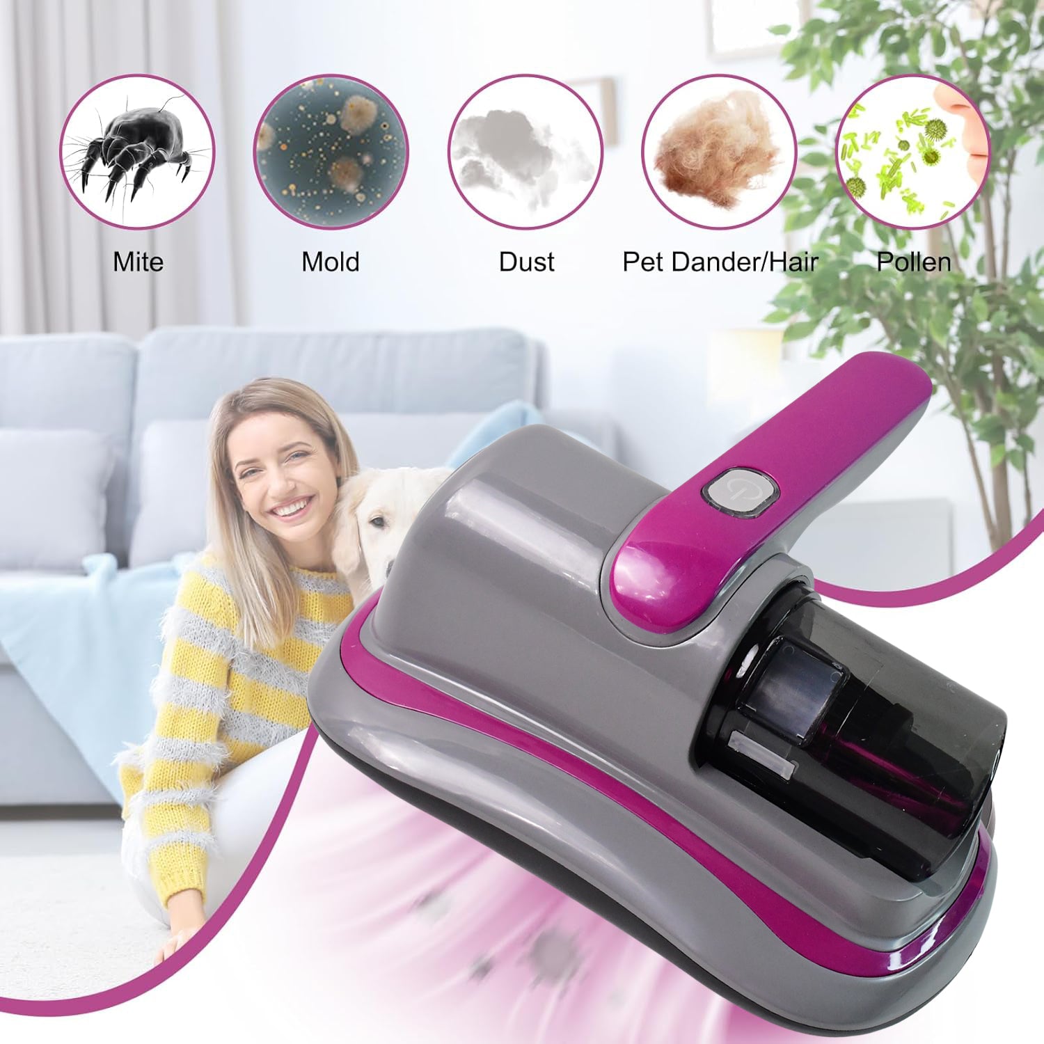 Low Noise Vacuum Cleaner for Bed