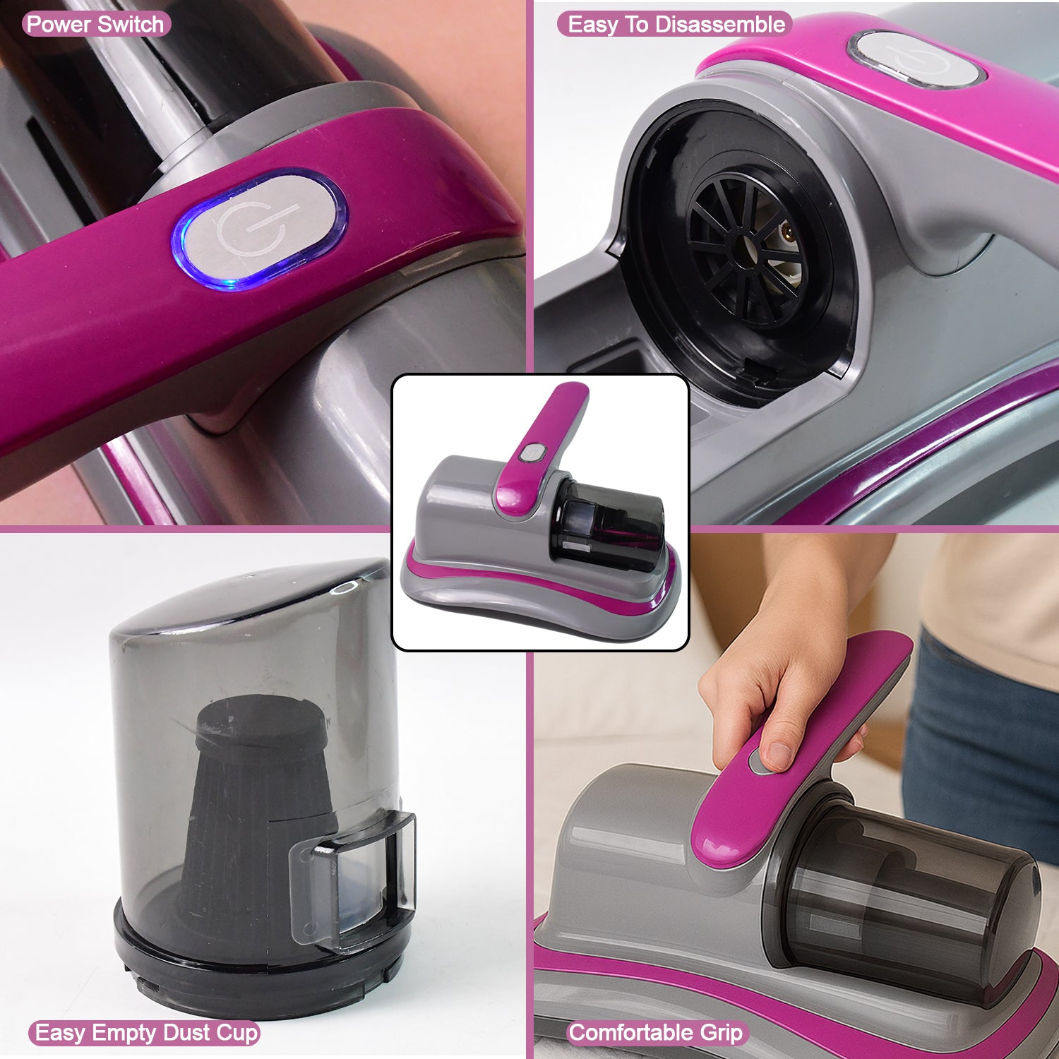 Low Noise Vacuum Cleaner for Bed