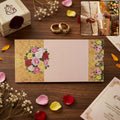 Premium Designer Floral Wedding Shagun Envelope – Elegant Gift Wrap