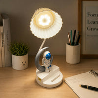 Astronaut 3 Mode Desk Lamp with Mobile Holder & Pencil Sharpener