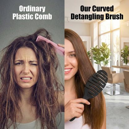 anti tangle hair brush