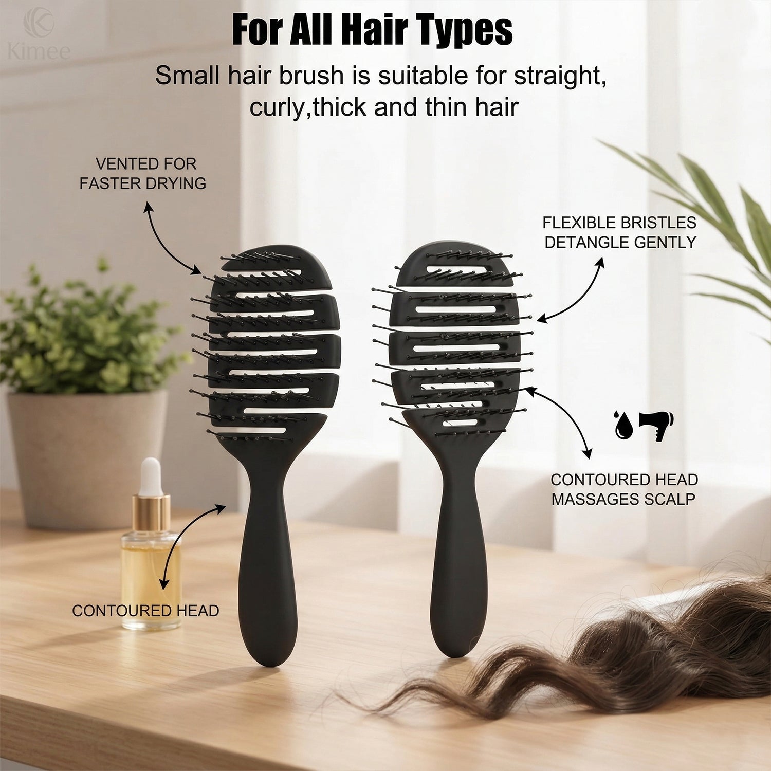 flexible vent comb brush