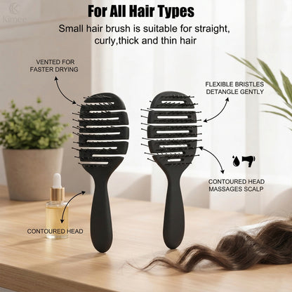 flexible vent comb brush