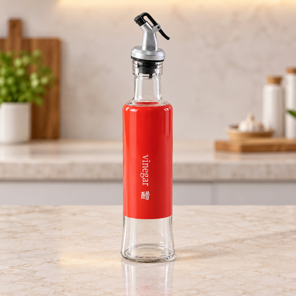 Olive Oil Dispenser – Leakproof Glass Bottle 300ml | Vastate