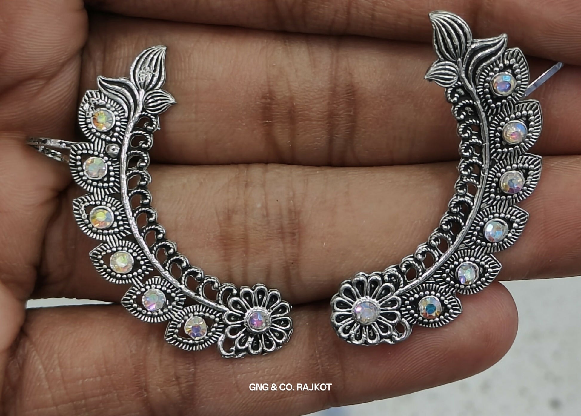 Silver Jhumka Earings