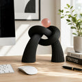 Modern Abstract Knot Sculpture – Elegant Home Decor Accent