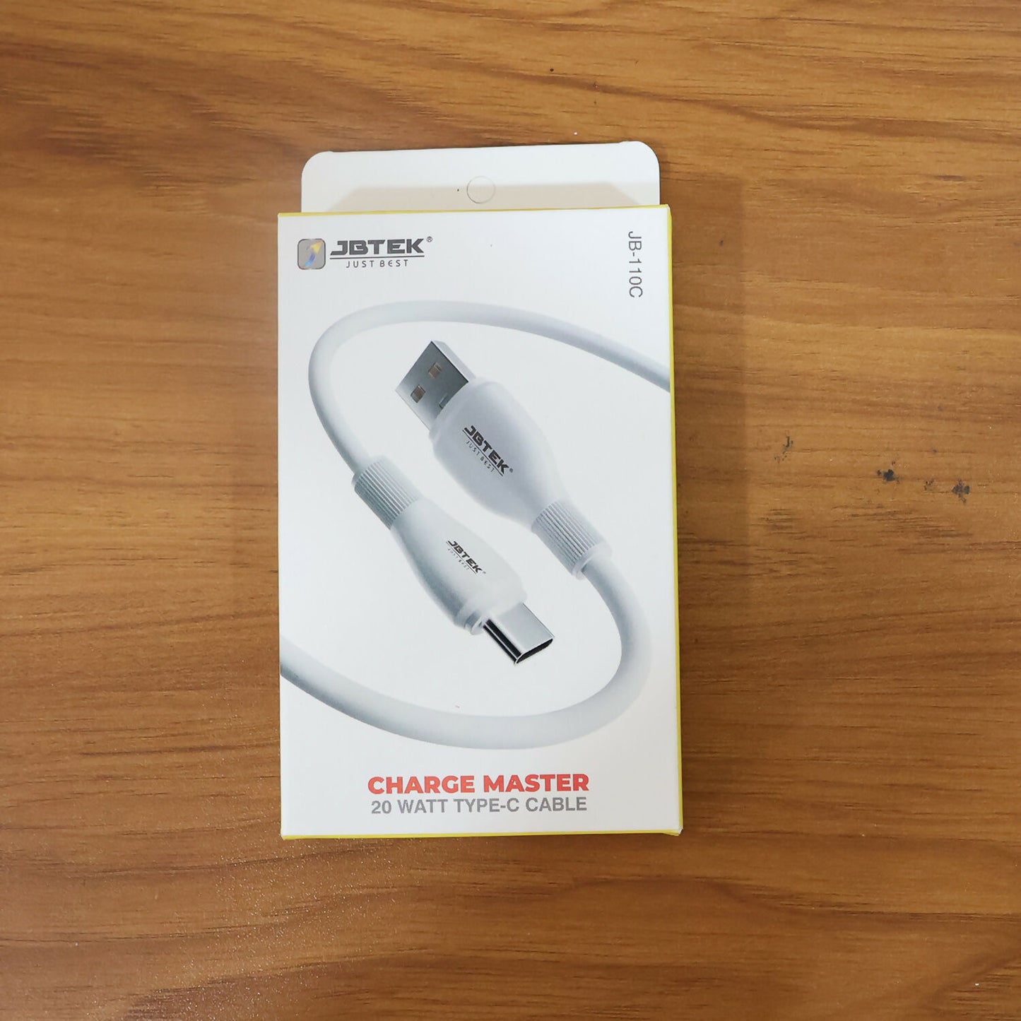 JBTEK Charge Master USB to Type C Fast Charging Cable with 20W Power Support