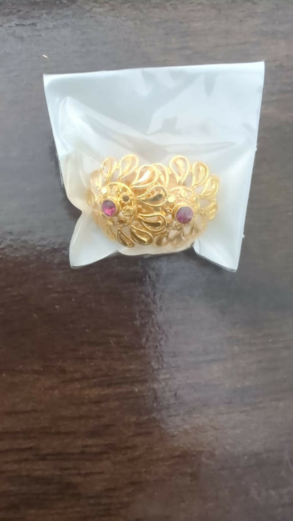 Stylish Gold Finish Traditional Jhumka | Festive Wear Earrings