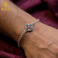 Premium Elegant Floral Designer Rakhi Bracelet for Men & Women Raksha Bandhan Gift