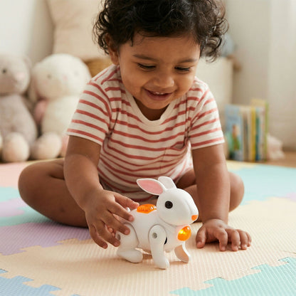 Crawling Rabbit Toy – Musical with Lights & Sounds for Kids Mix colour