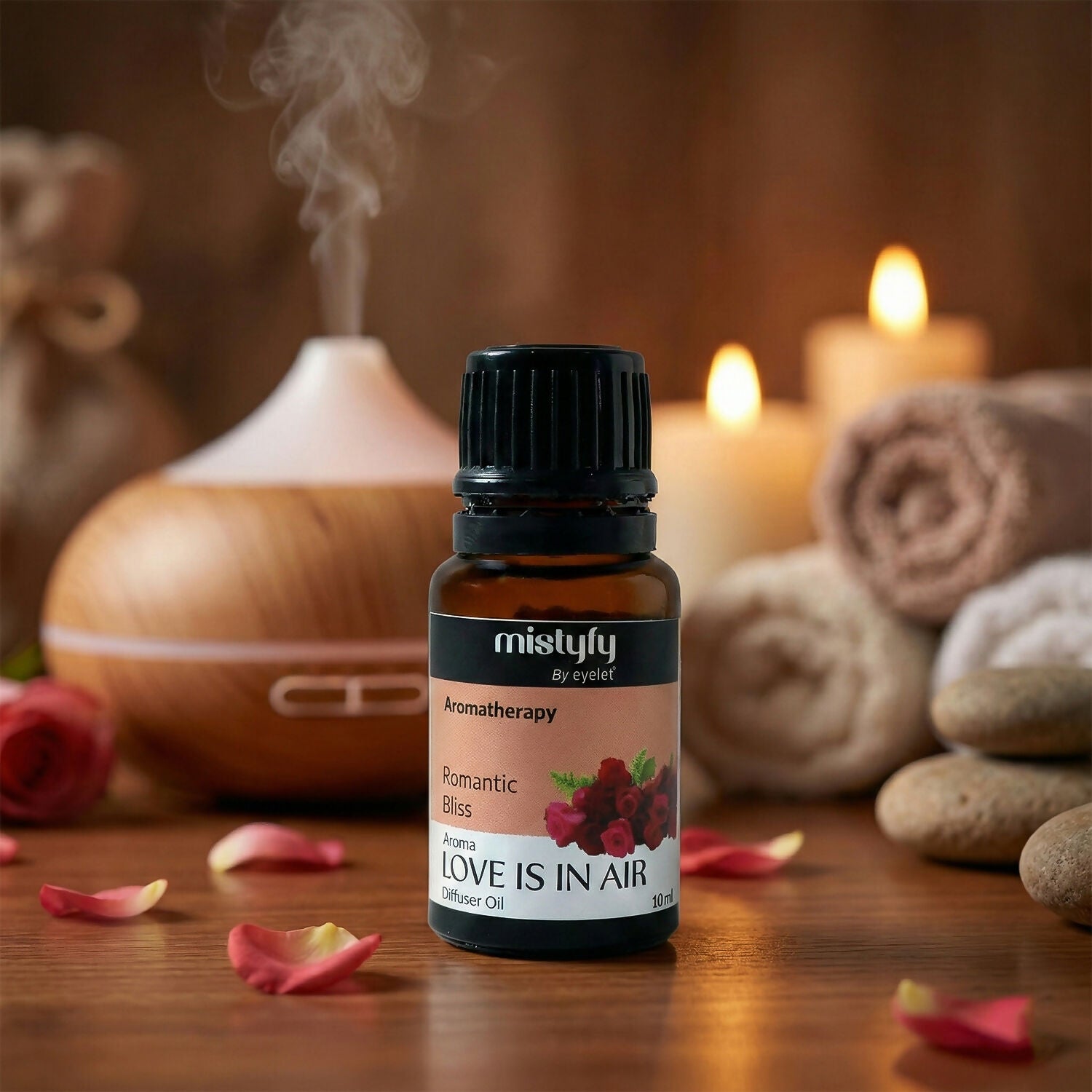 Eyelet Love Is In Air Aroma Diffuser Oil, Romantic Bliss Fragrance & Aromatherapy (10Ml)