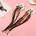 Clip-On Hair Braid Extensions – Natural Look Styling, Pack of 6