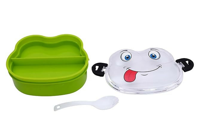 Froggy Shaped Double Layer Lunch Box for Kids