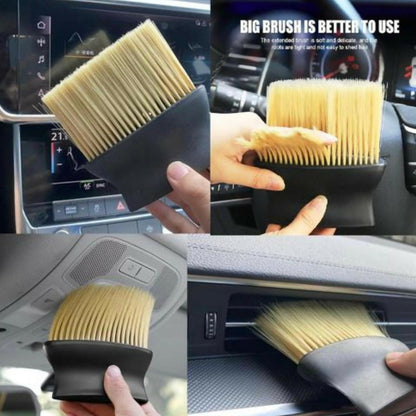 Car Interior Cleaning Brush Set for Dashboard Air Vents Console and Detailing