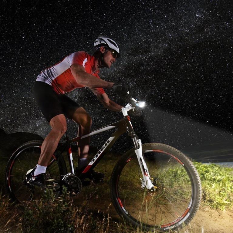 Rechargeable Bicycle LED Bright Light (1 Pc)