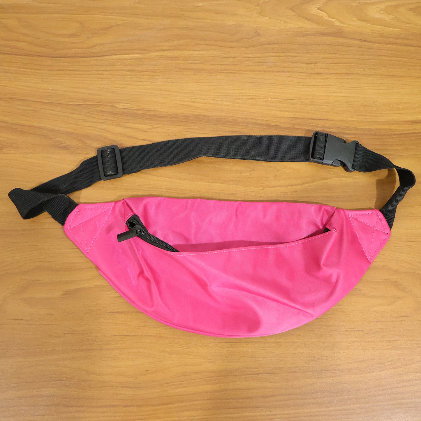Model wearing crossbody waist bag
