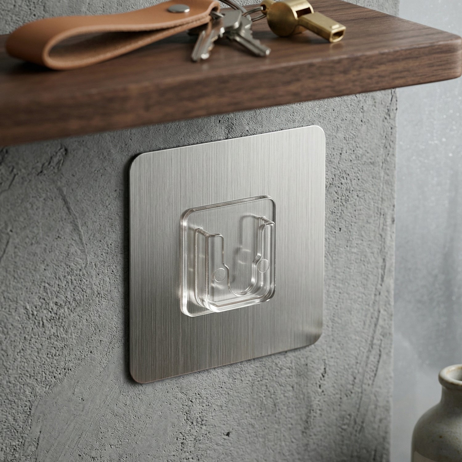 Wall hanging hook for keys and accessories