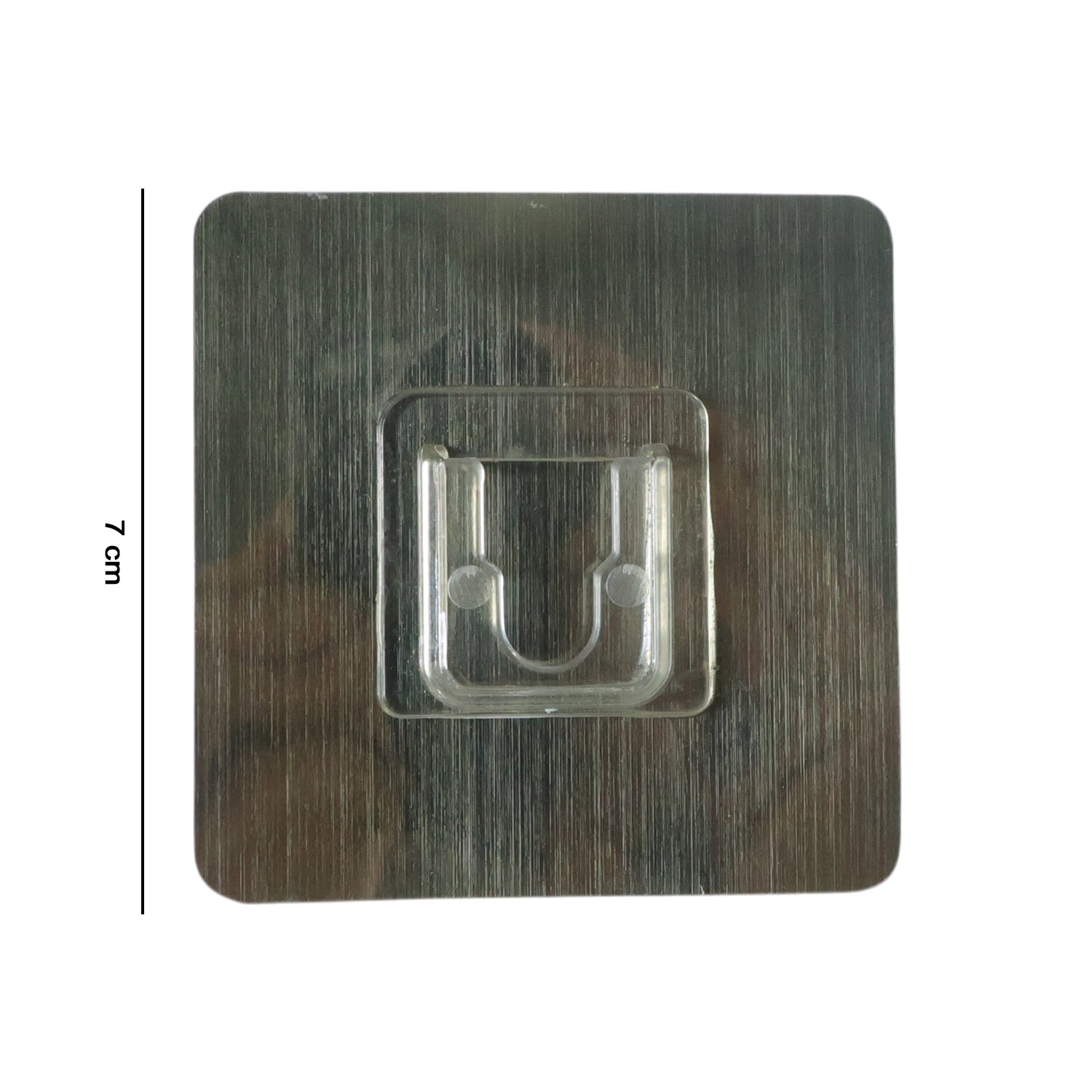 Adhesive wall hanger hook on smooth surface