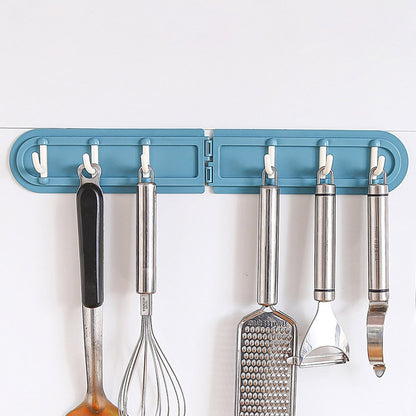 Foldable Rotating Wall-Mounted Multipurpose Hook Rack (1 Pc)