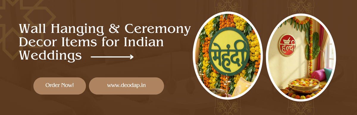 Wall Hanging & Ceremony Decor Items for Indian Weddings