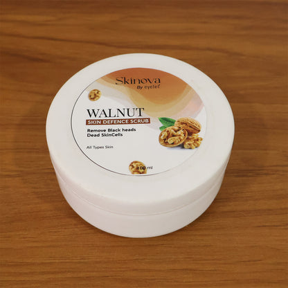 Eyelet Walnut Skin Defence Scrub  Dead Skin Cell Cleansing (100ml)