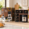 Insulated Thermos Flask with 6 Ceramic Cups – Keeps Drinks Hot