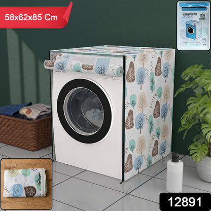Front view of washing machine protective cover