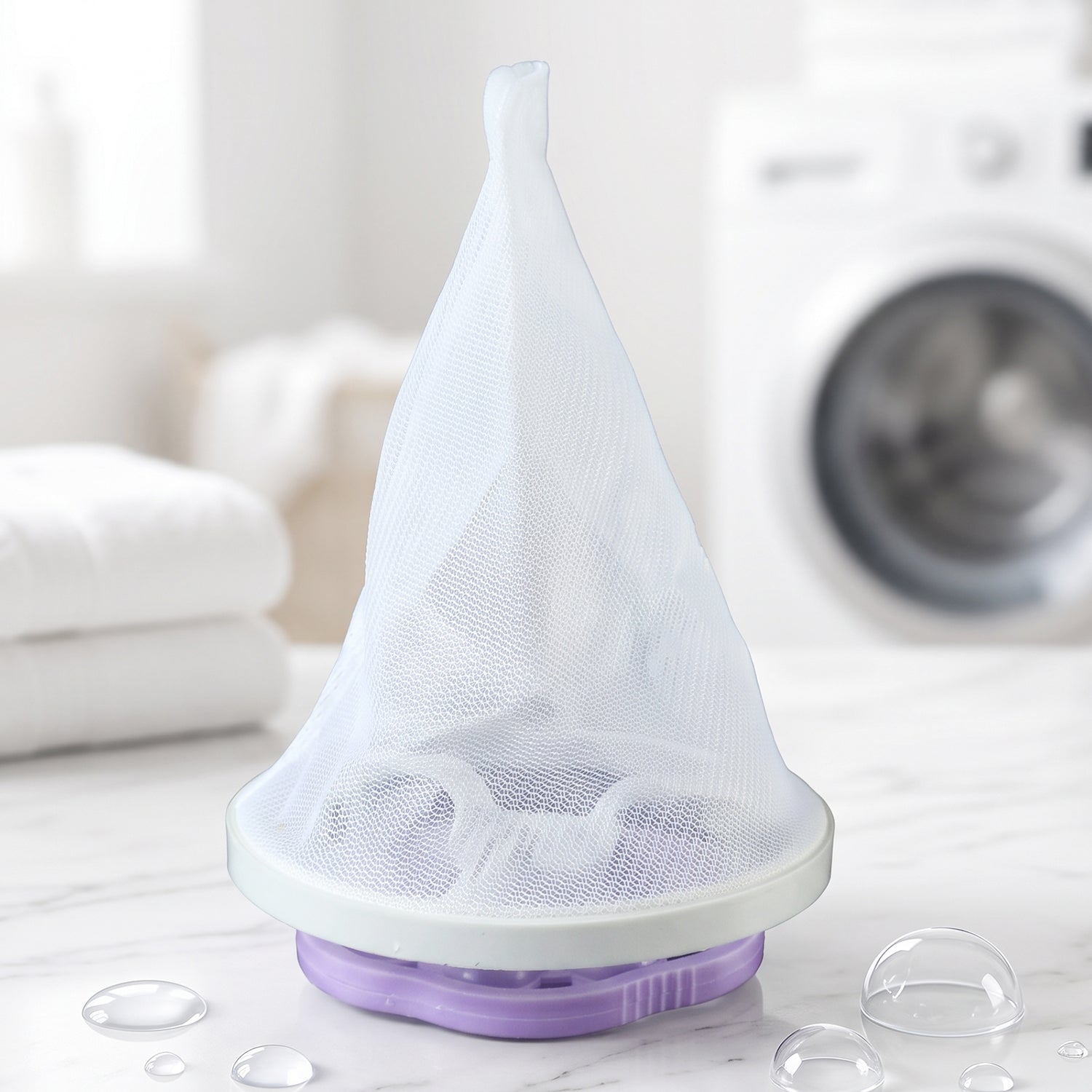 Washing Machine Floating Hair Catcher Filter Mesh Bag for Laundry (1 Pc)
