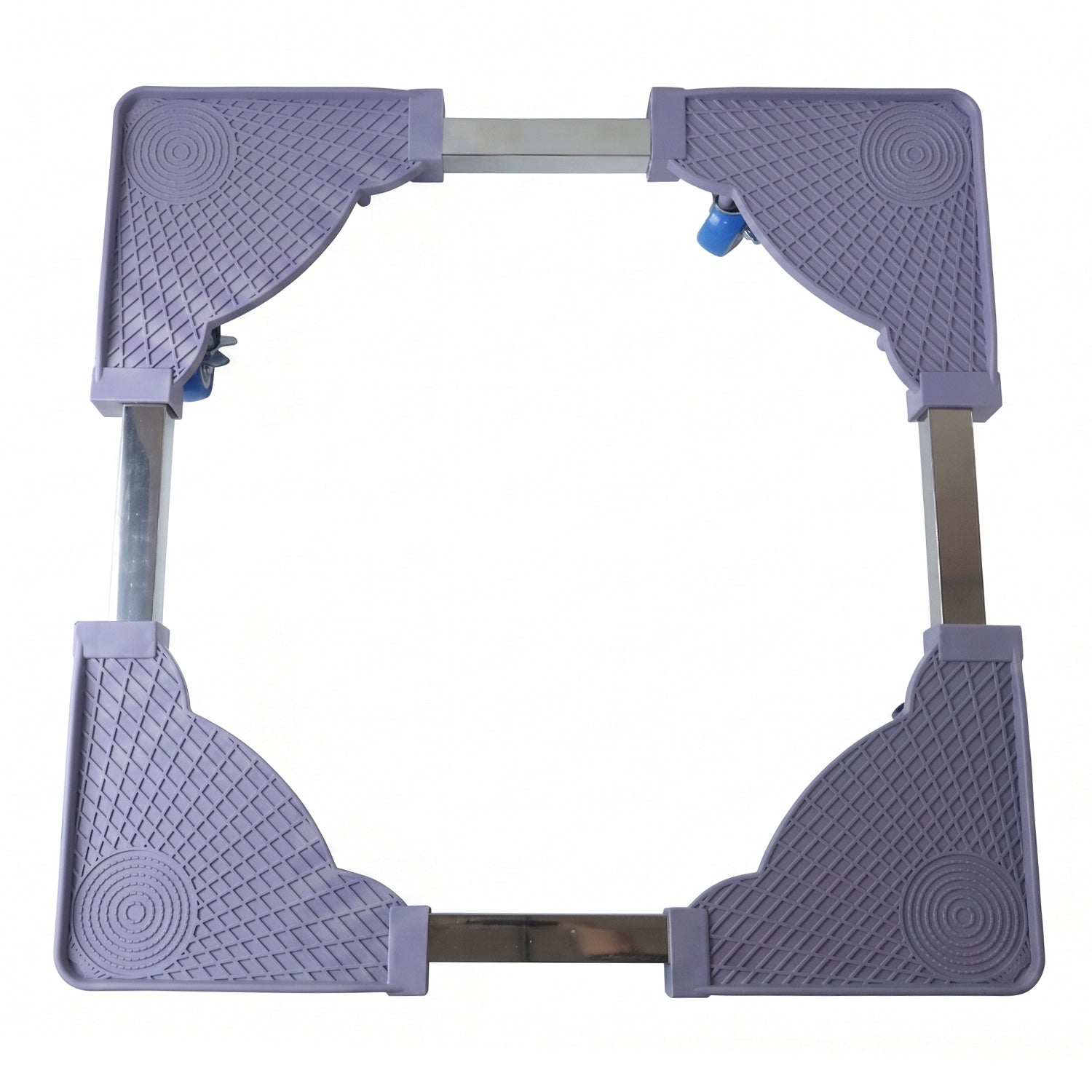 Adjustable Fridge and Washing Machine Stand with Wheels Movable Base (1 Pc)