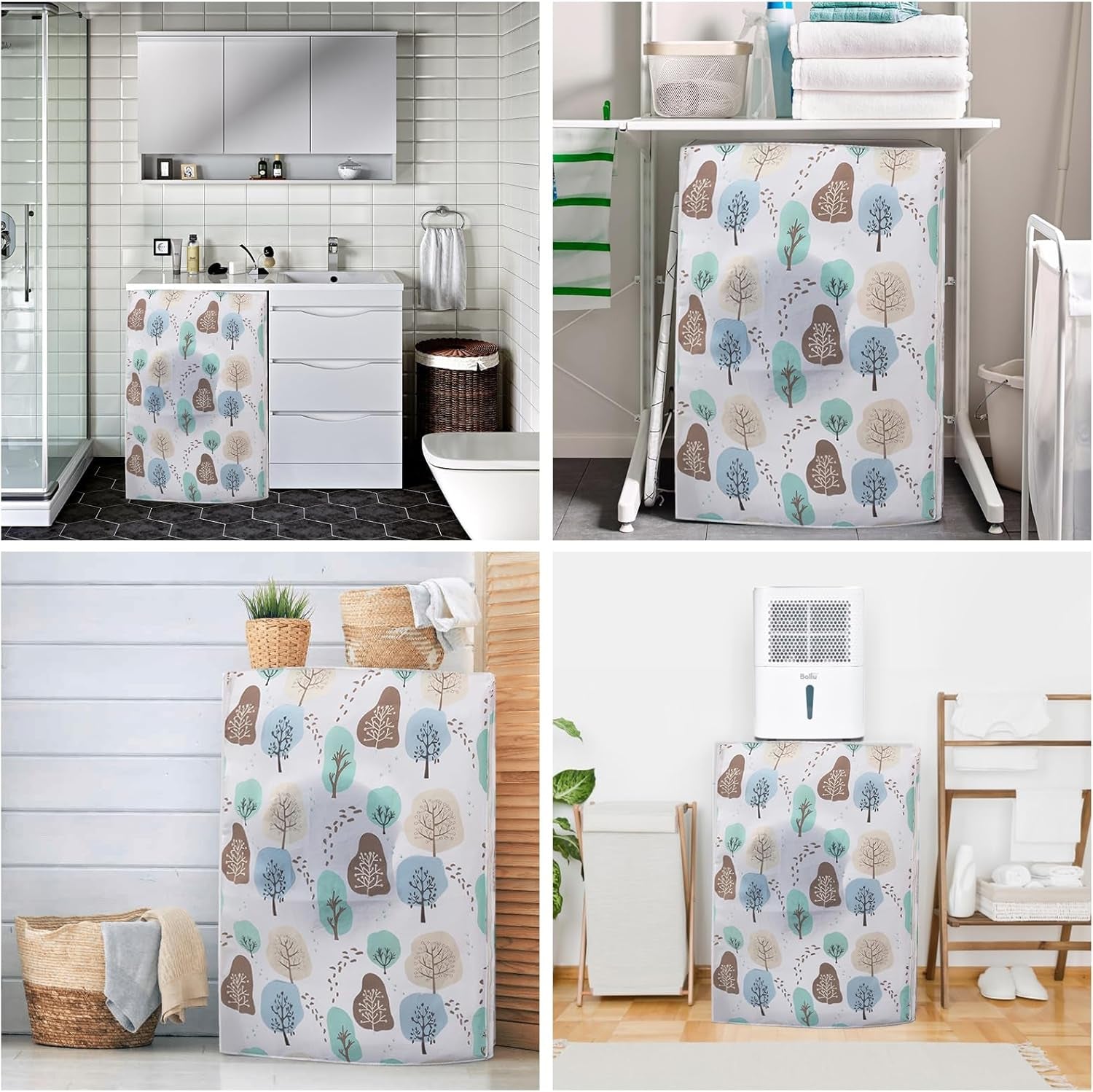 Side angle of washing machine cover