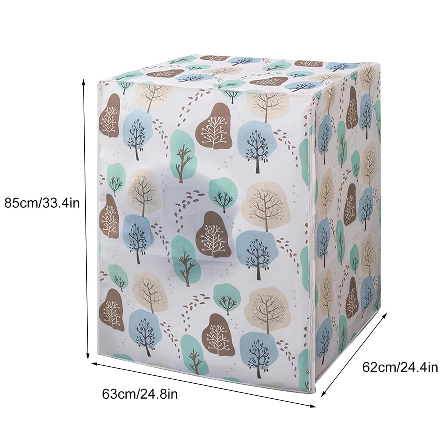 Washing machine cover dimension chart