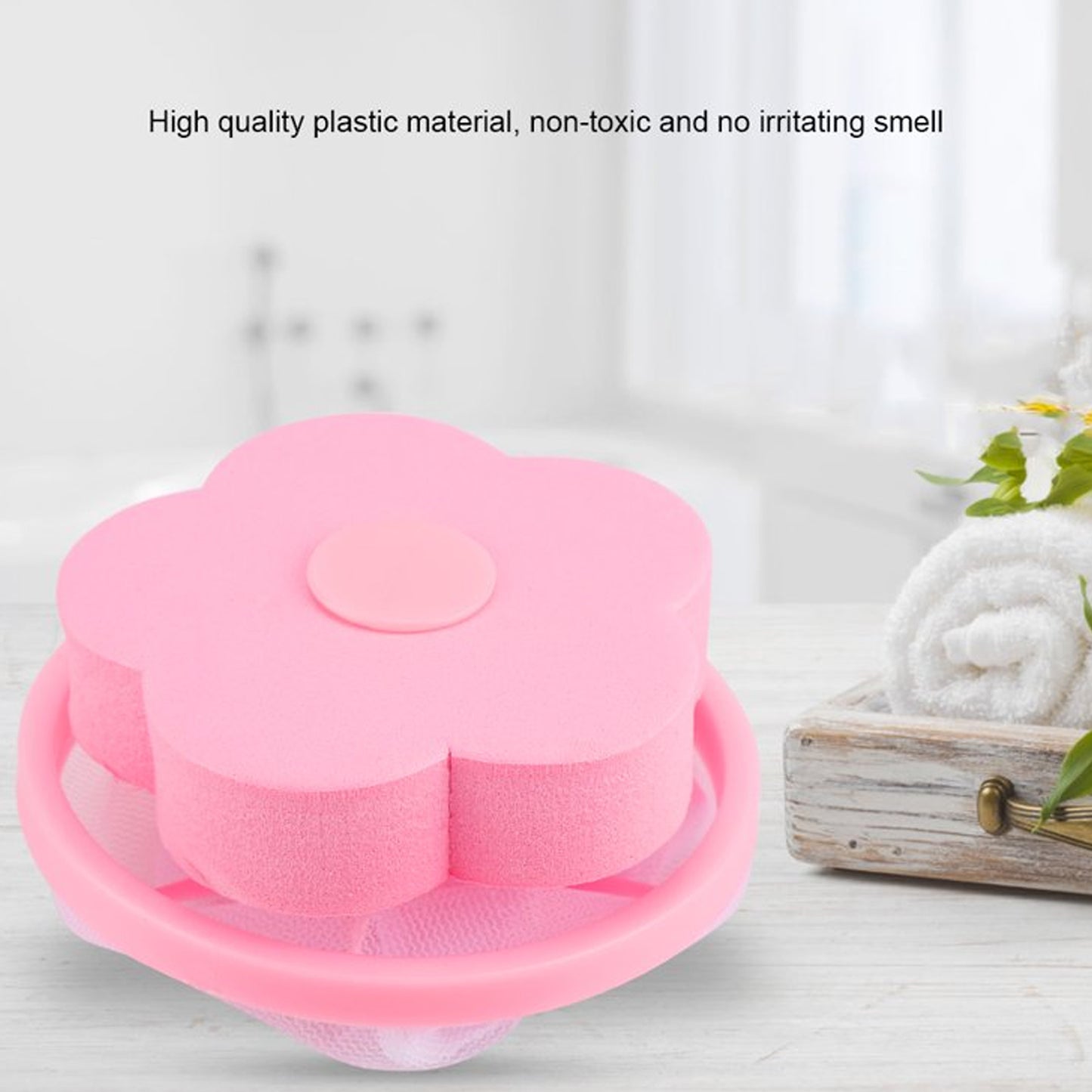Laundry lint remover floating mesh filter bag in washing tub