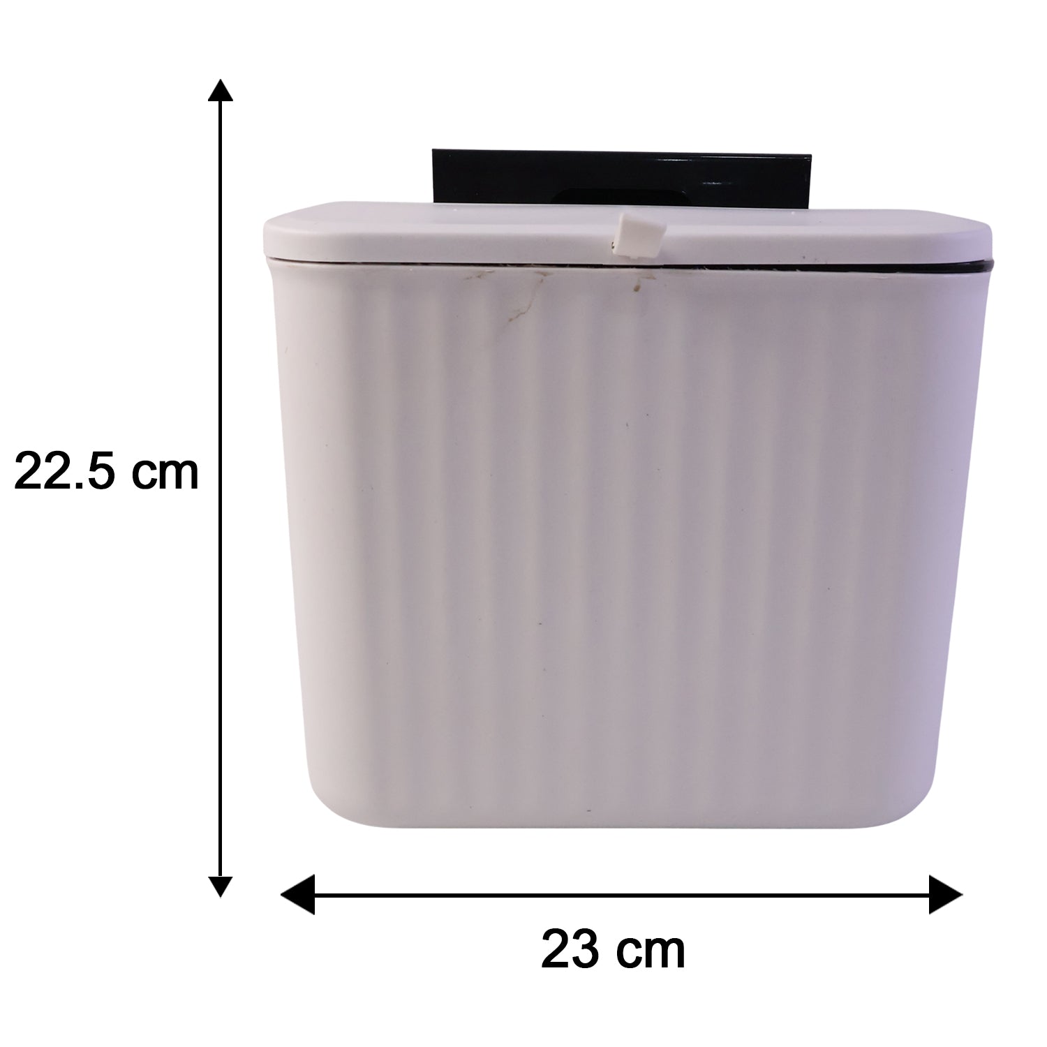 Portable Plastic Kitchen Dustbin front view