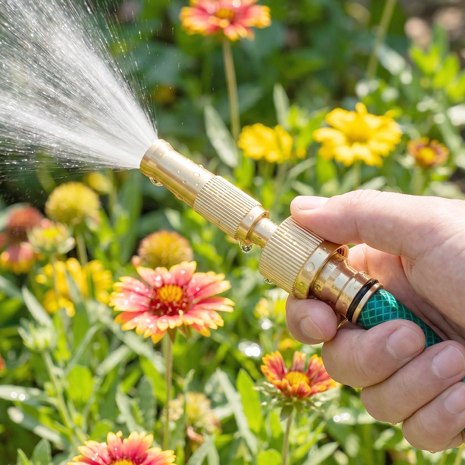 Hose nozzle quick connect adapter