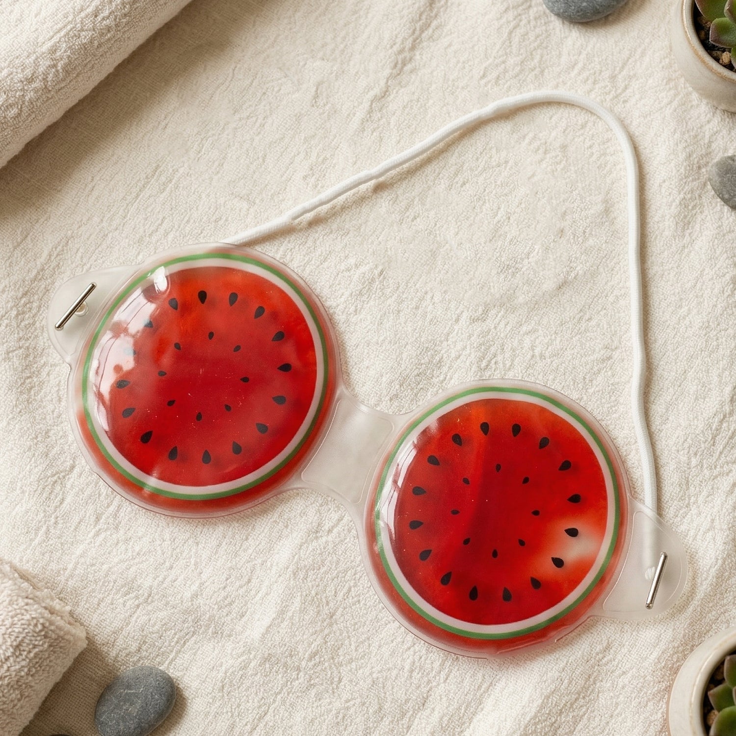 Reusable Eye Cooling Gel Eye Mask (1 Pair, Mix Gel Mask)