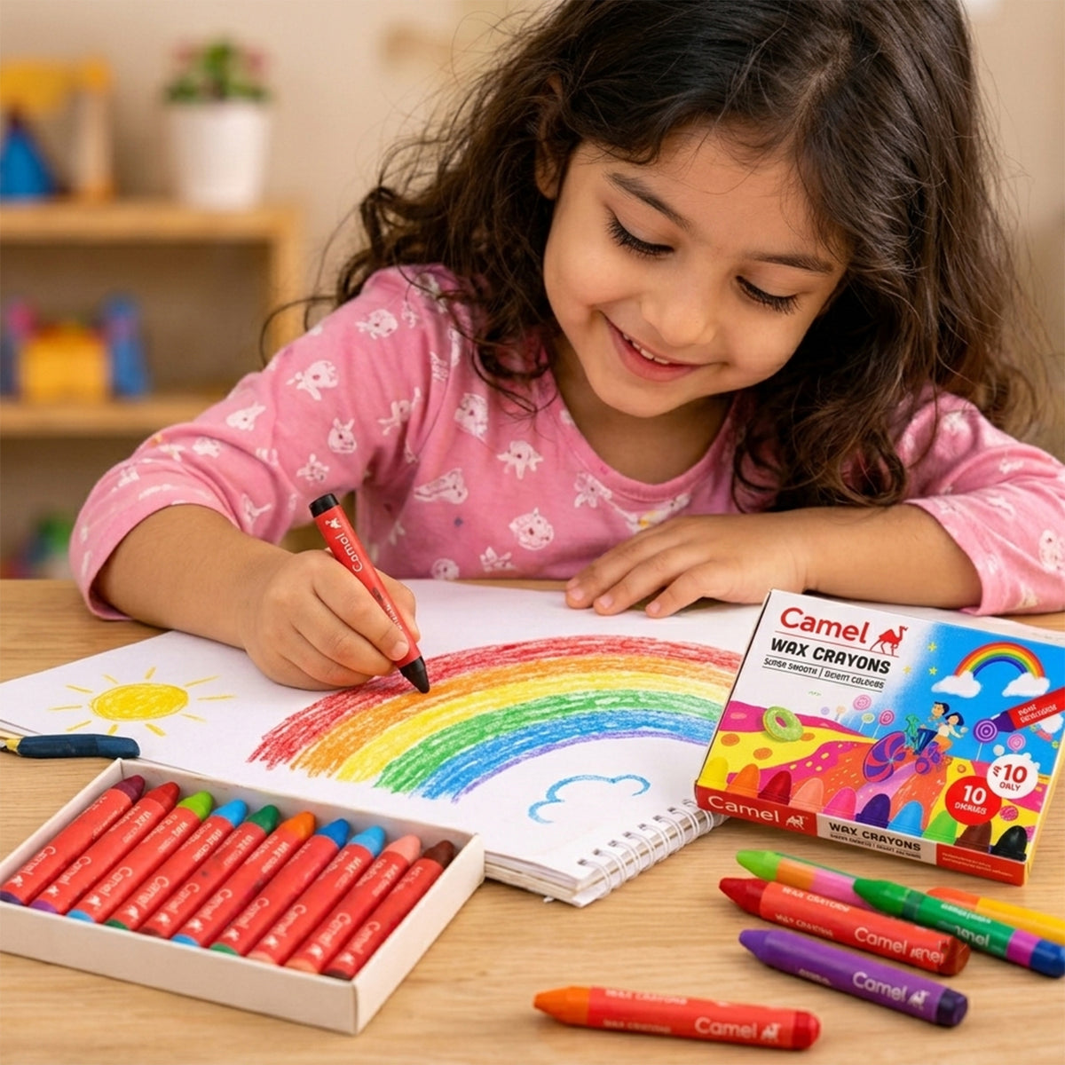 Colouring Wax Crayons