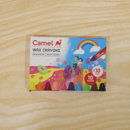 Camel Wax Crayons 10 Shades