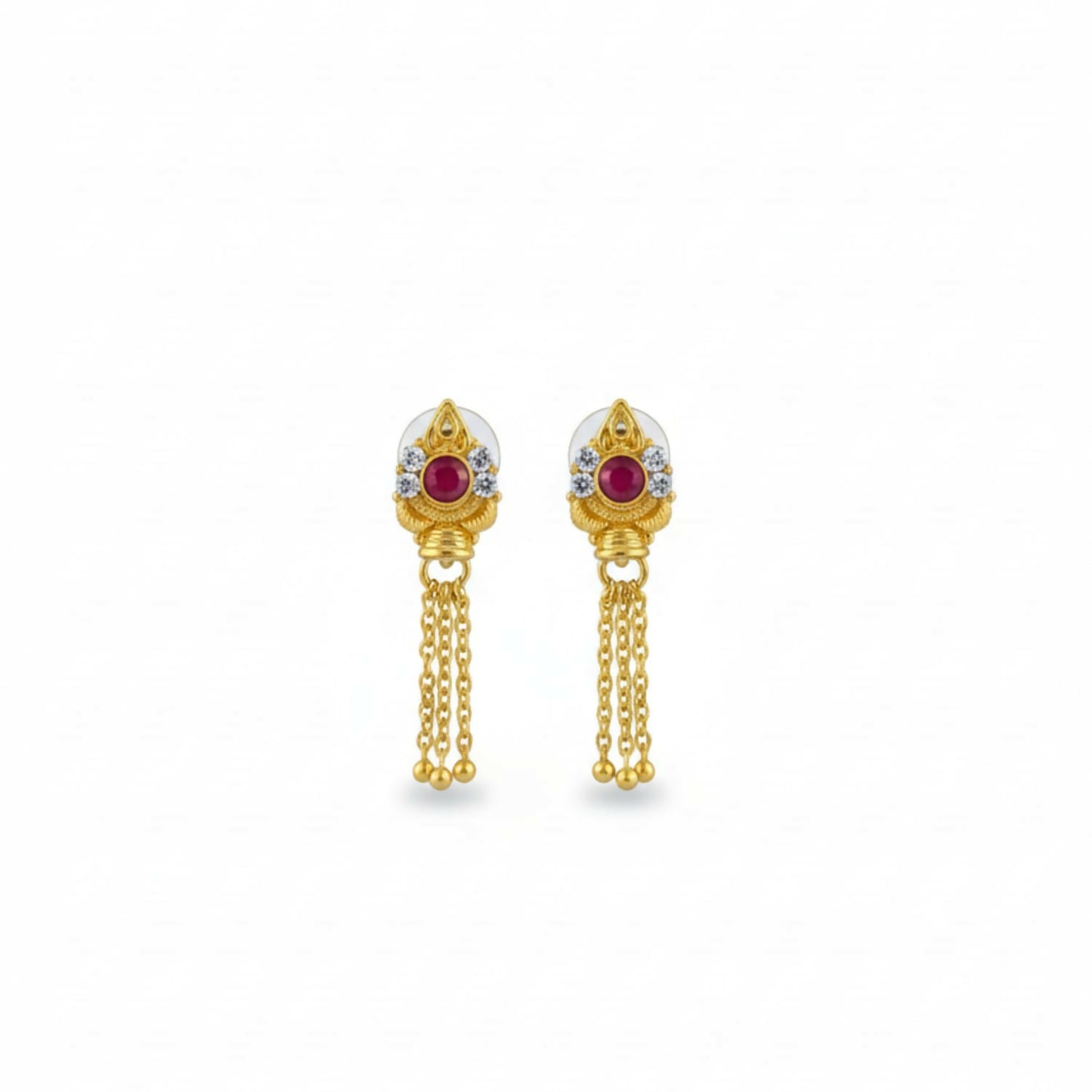 Classic Ethnic Gold Jhumka | Women Traditional Jewellery
