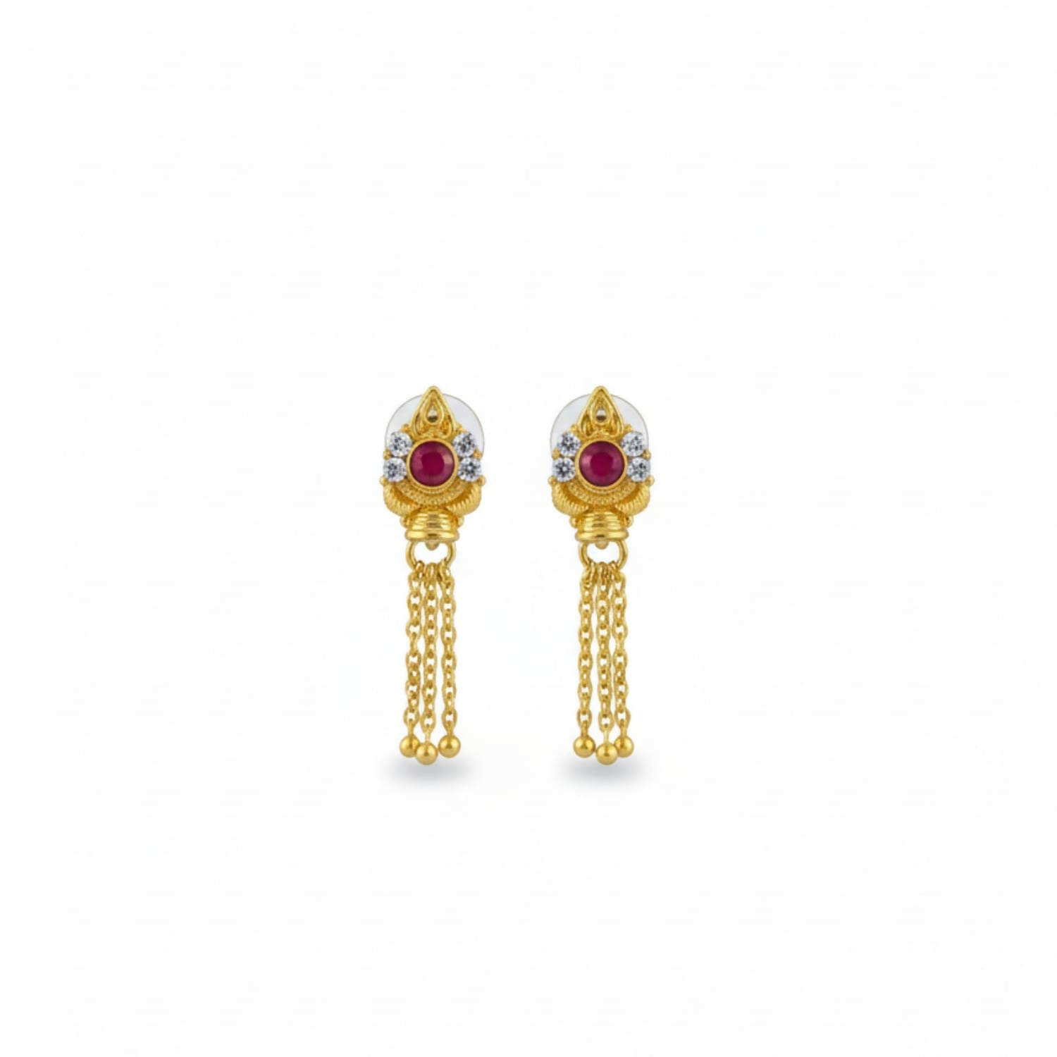 Classic Ethnic Gold Jhumka | Women Traditional Jewellery