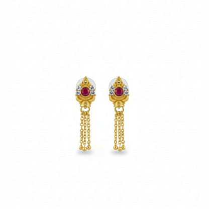Classic Ethnic Gold Jhumka | Women Traditional Jewellery
