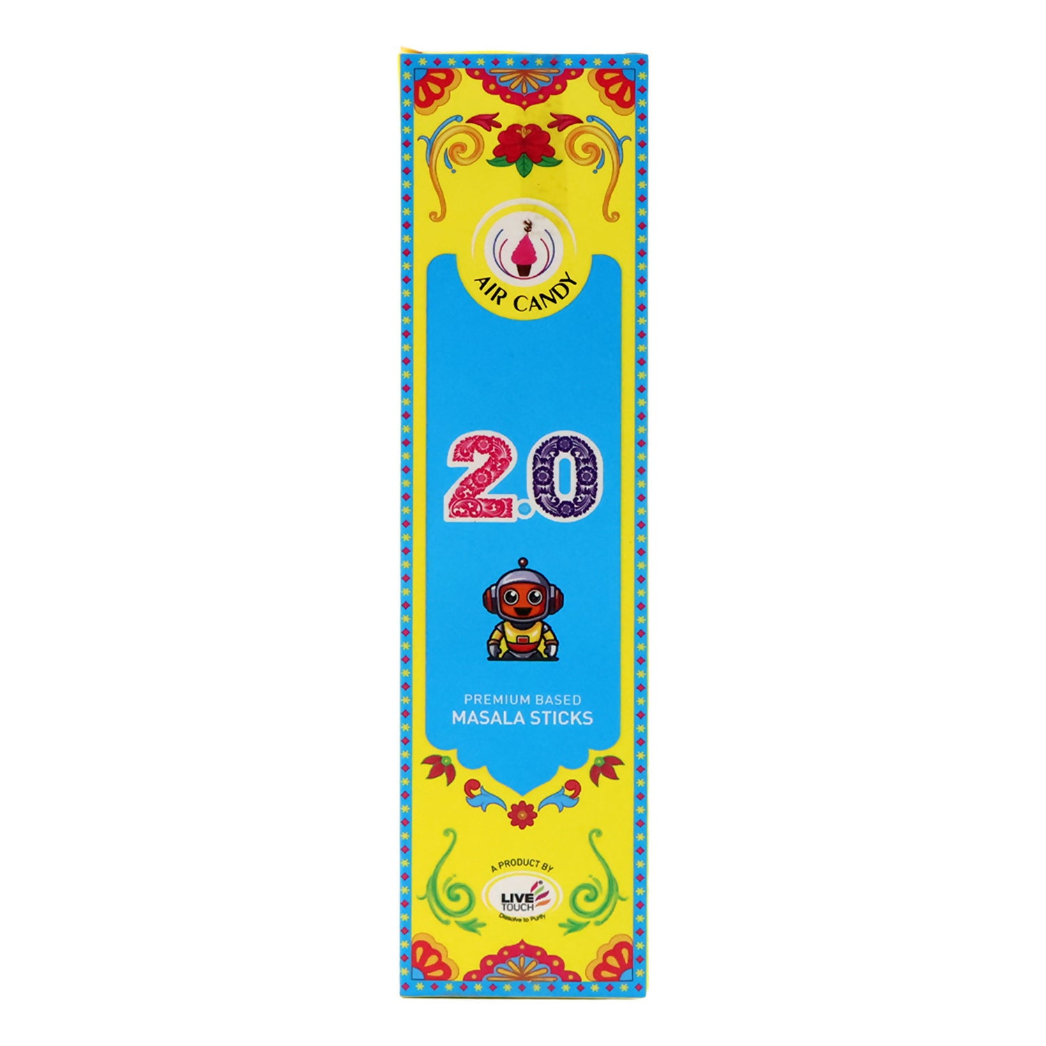 Air Candy 2.0 Premium Masala Incense Sticks – Refreshing Long-Lasting Fragrance for Meditation, Prayer & Home Ambience (Pack of 10 Sticks)