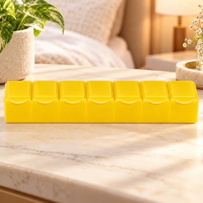 Weekly Pill Organizer – 7 Day Medicine Dispenser with 7 Compartments | Deodap