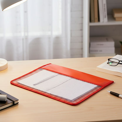 Double Pocket Document File Folder with Button Closure for Office, School Mix Colour