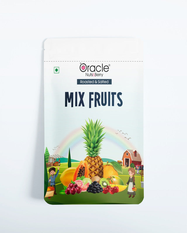 Oracle Nuts & Berry Mix Fruits Roasted & Salted 250gm – Premium Assorted Dried Fruits Blend